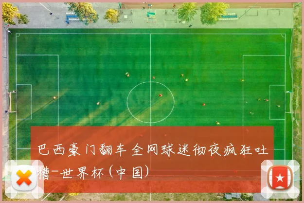 巴西豪门翻车全网球迷彻夜疯狂吐槽-世界杯(中国)